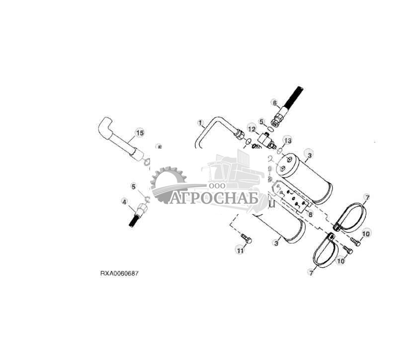 Hydraulic Oil Attenuators (Power Shift Transmission) ( 
